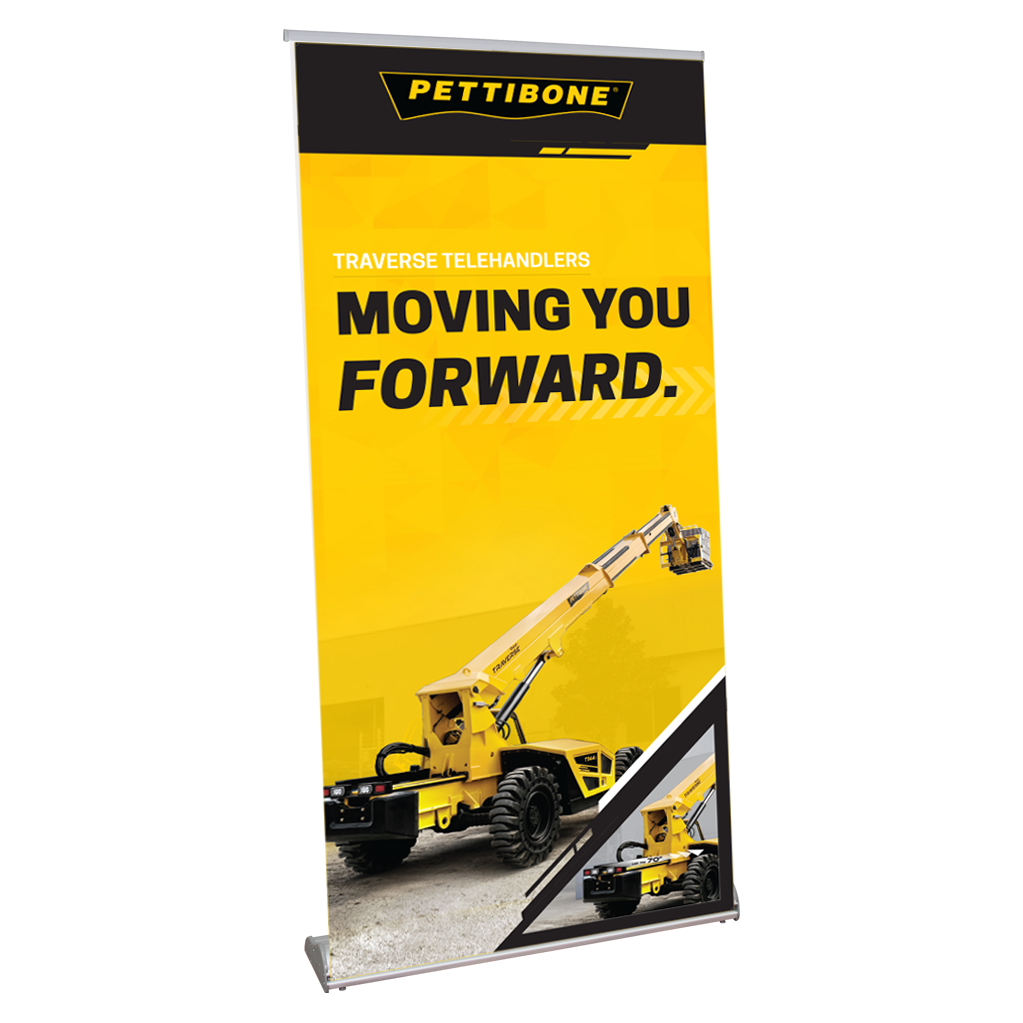 Traverse Large Pull-Up Orient 850 Vinyl Retractable Banner Stand