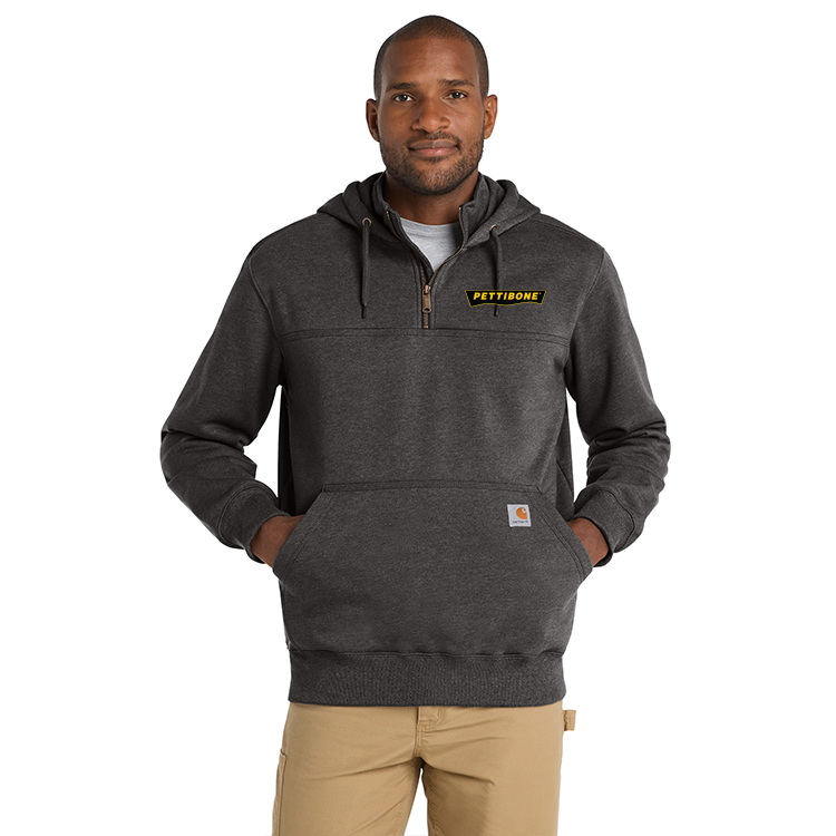 Carhartt Rain Defender Paxton Heavyweight Hooded Zip Mock Sweatshirt