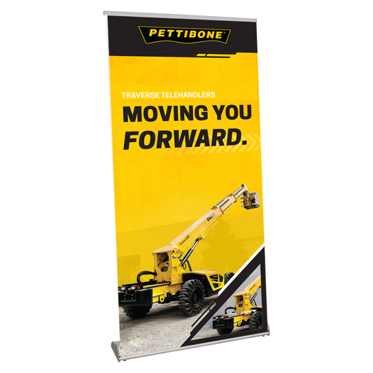 Traverse Large Pull-Up Orient 850 Vinyl Retractable Banner Stand